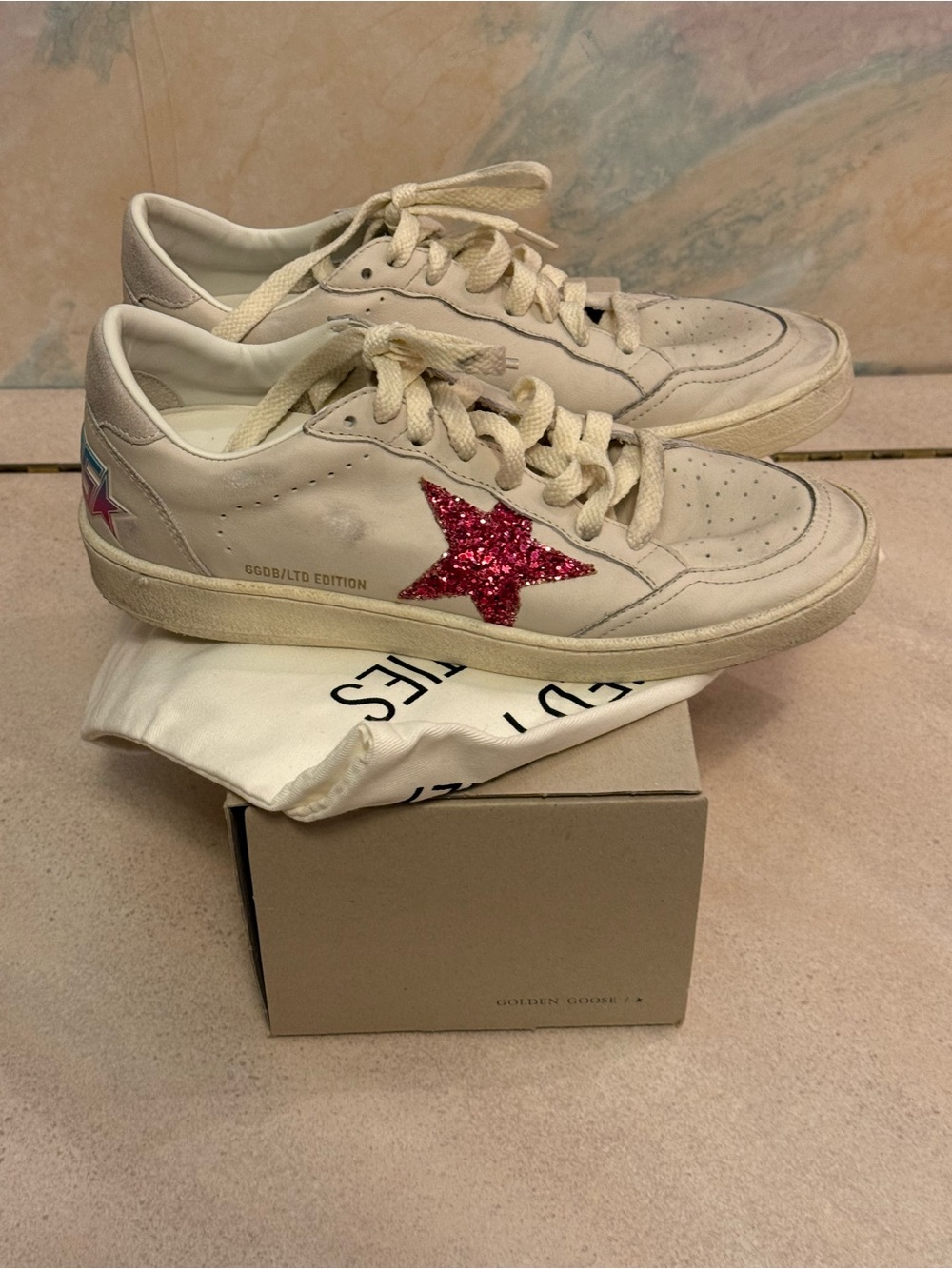 Golden Goose leather sneakers size 38